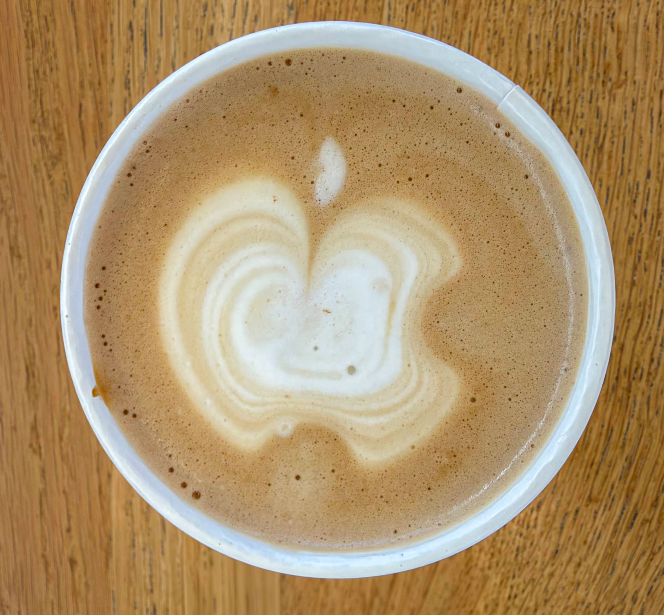 Apple Logo拉花
